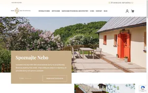 Nebo nad Štiavnicou — ukážka webu